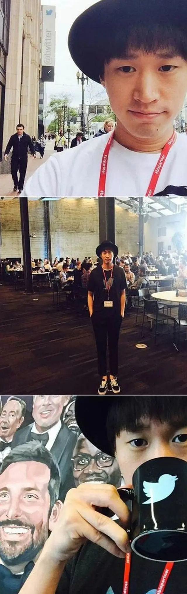 韓国ヒップホップグループ「EPIK HIGH」が韓国芸能人としては初めて米国サンフランシスコに位置するTwitter（ツイッター）本社を訪問した。（提供:OSEN）