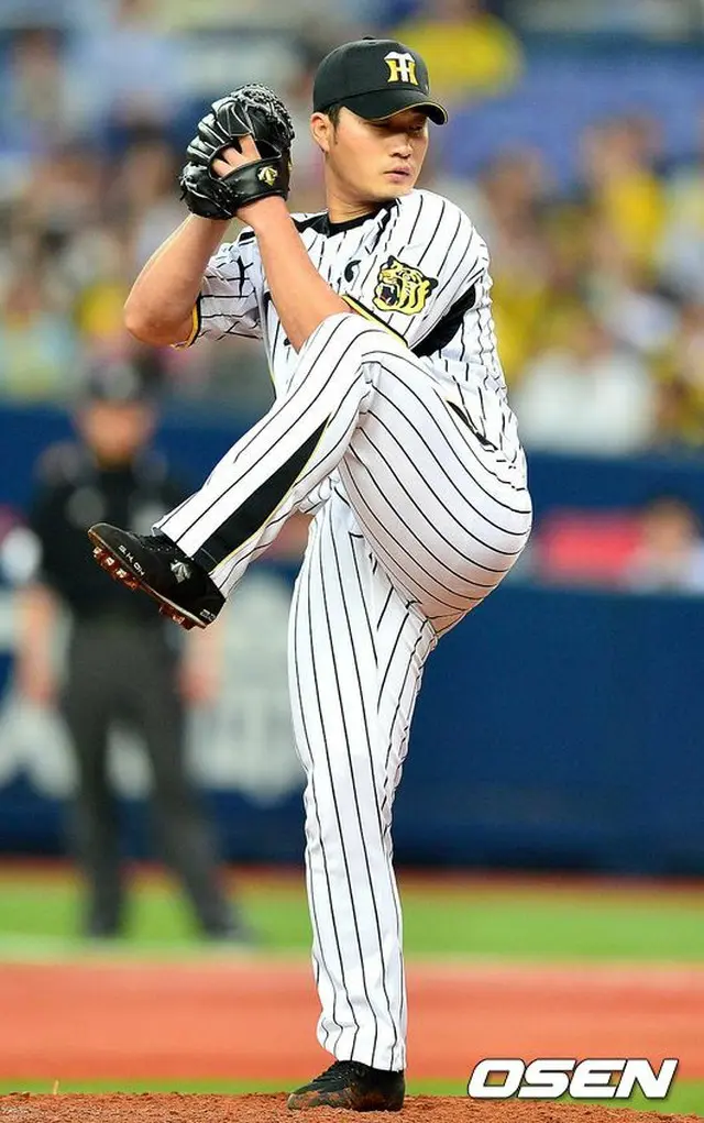 阪神の守護神オ・スンファン（呉昇桓）が2イニングを無失点に抑え、2勝目をあげた。（提供:OSEN）