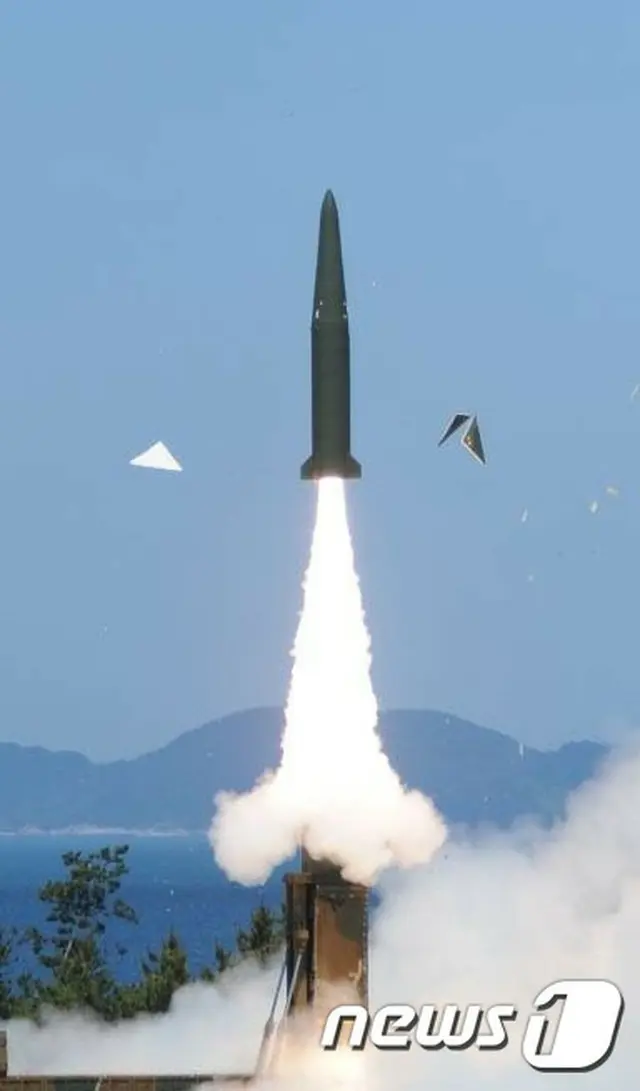 北朝鮮全域を打撃可能な国産の弾道ミサイルが3日、韓国で初めて打ち上げられた。