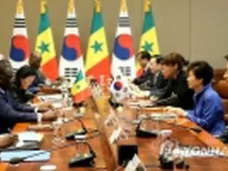韓・セネガル首脳会談　韓国企業の進出推進で一致