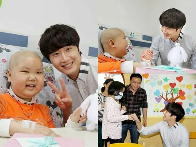 韓国俳優チョン・イル（27）が、中国で心臓病と闘う子供たちを助けるイベントに参加した。（提供:OSEN）