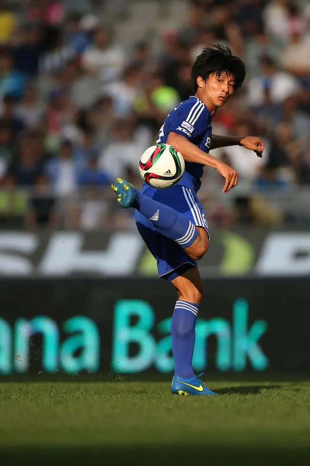 Kリーグ・蔚山現代FCの日本人MF増田誓志（29）の“ノンストップ・ボレーシュート”が5月の「Kリーグ月間ベストゴール」に選定された。（提供:news1）