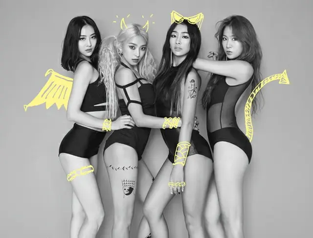 韓国ガールズグループ「SISTAR」が、破格的な衣装のニューアルバム画報を披露した。（提供:news1）