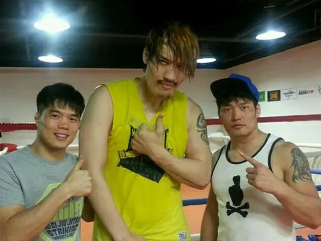 “テクノ・ゴリアテ”チェ・ホンマン(34)の体が全盛期時代に戻っている。(提供:OSEN)