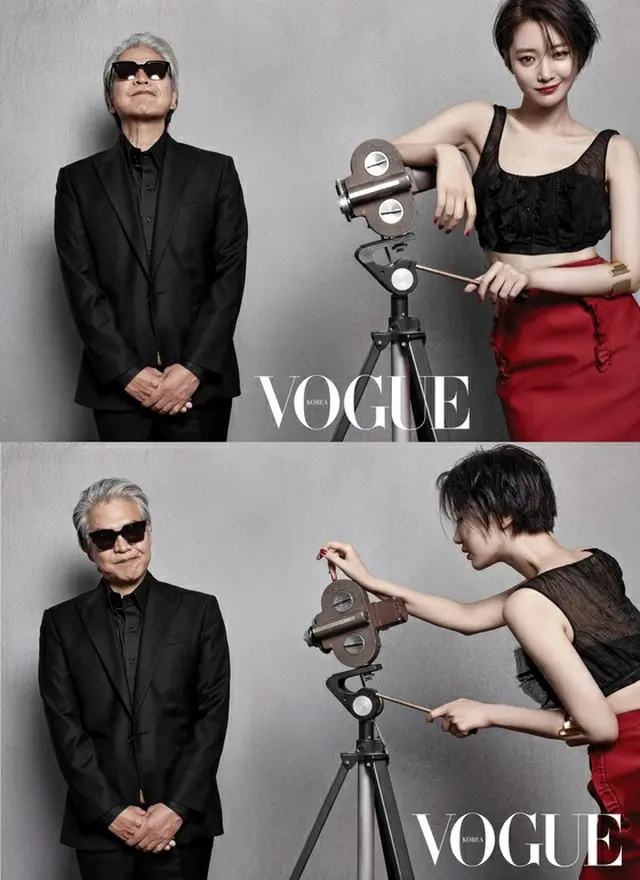 韓国映画「私の親友悪党たち」の女優コ・ジュンヒ（29）がイム・サンス監督（53）と格別なケミストリーを誇った。（提供:news1）