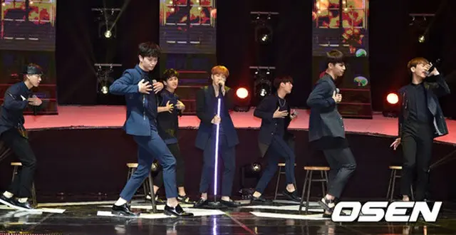 人気アイドルグループ「BTOB」が、デビュー初の音源チャート1位にランクされたことについて感激したと語った。（提供:OSEN）