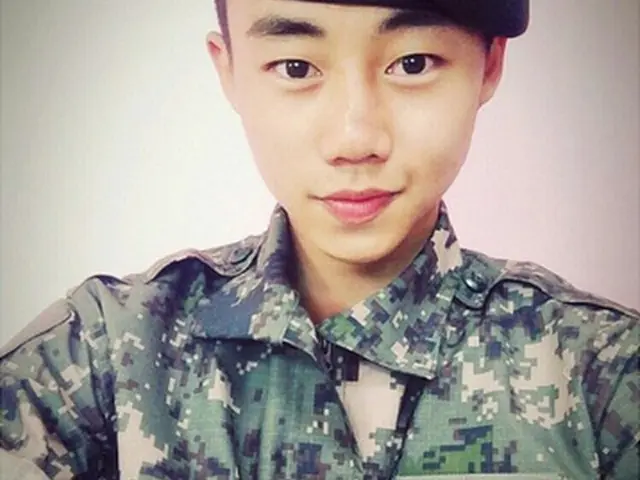 韓国俳優パク・チビンが軍入隊後、元気な近況を公開した。（提供:OSEN）