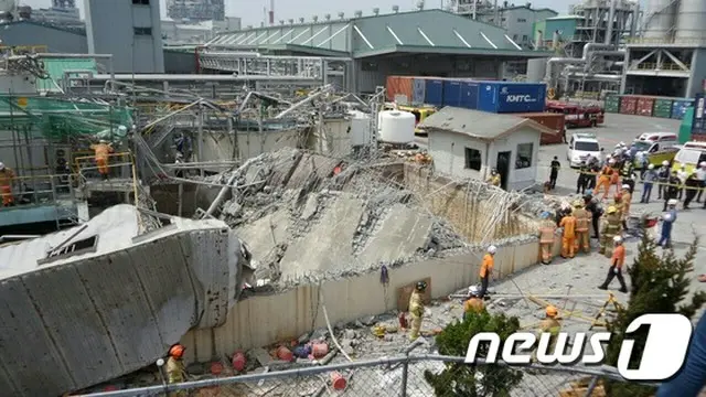 3日午前9時16分ごろ、韓国・蔚山（ウルサン）南区（ナムグ）呂川洞（ヨチョンドン）のハンファケミカル2工場の下水処理場で爆発事故が発生した。