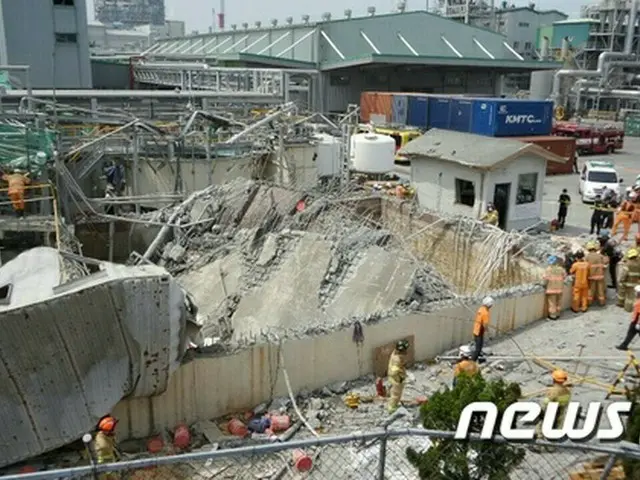 3日午前9時16分ごろ、韓国・蔚山（ウルサン）南区（ナムグ）呂川洞（ヨチョンドン）のハンファケミカル2工場の下水処理場で爆発事故が発生した。