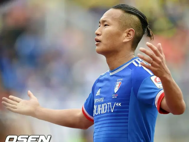 Jリーグ清水エスパルスに移籍が決まったチョン・テセ（提供:OSEN）