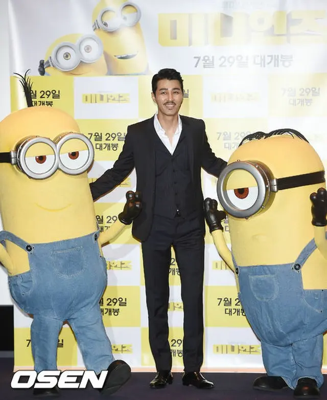 韓国俳優チャ・スンウォンが、映画「ミニオンズ」で吹き替えに初挑戦した心境を明かした。