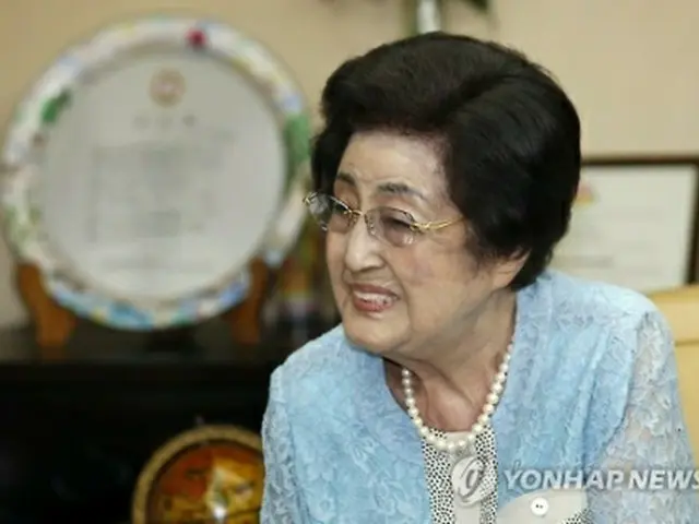 李姫鎬氏＝（聯合ニュース）