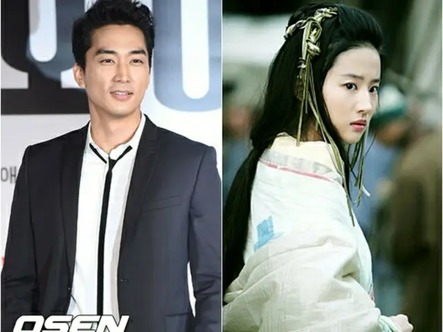 韓国俳優ソン・スンホン（38）に中国の女優リウ・イーフェイ（劉亦菲、27）との熱愛説が浮上し、ソン・スンホンの事務所側がこれを認めた。