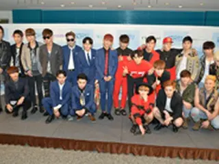 【会見レポ】「超新星」、「BTOB」、「MYNAME」、「NU’EST」が登壇！黒、赤、青にカーキ組?!