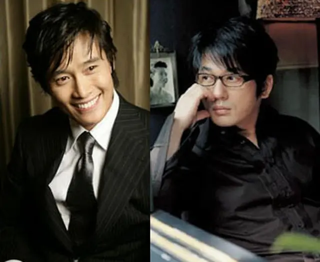 写真左から＝イ・ビョンホン、シン・スンフン