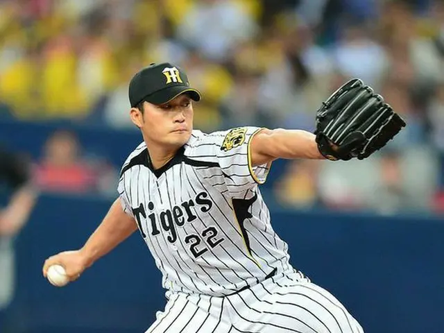 阪神の守護神オ・スンファン（呉昇桓）がホームランを1発許してしまったが、チームを勝利に導き、自身のセーブ数も獲得した。（提供:OSEN）