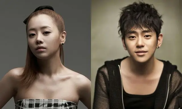 韓国俳優アン・ヨンジュン（26）が「SANG SANG BAND」出身の歌手Venny（本名:ぺ・ソミン、37）と結婚する中、2人が9歳差の年上女性‐年下男性カップルということで注目を集めている。（提供:OSEN）