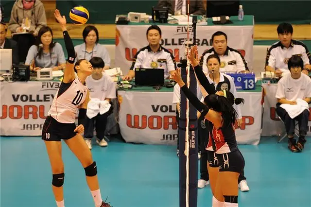 バレーボール女子韓国代表がドミニカ共和国に勝利した。（提供:news1）
