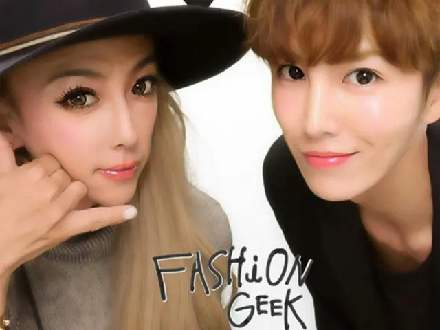 韓国俳優ノ・ミヌが自身のInstagramで“謎の美男子”として注目されているタレント・GENKINGとのツーショット写真（プリクラ）を公開した。ノ・ミヌのInstagramより。