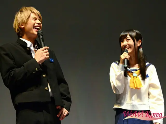 【イベントレポ】「BEE SHUFFLE」JUN、生駒里奈ら共演者と映画「コープスパーティー」ヒット御礼舞台挨拶に登場