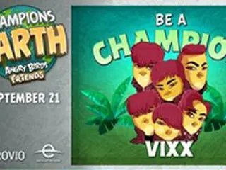 「VIXX」、人気ゲーム「アングリーバード」のアバターに