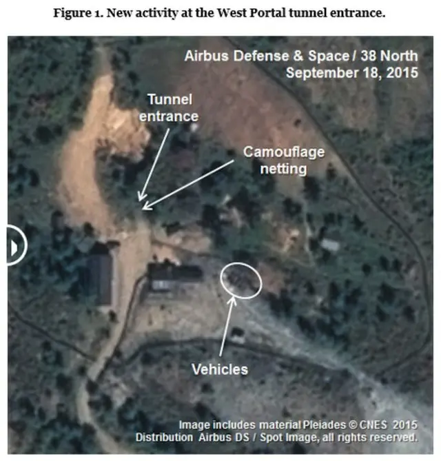 北朝鮮が、これまでに3度の核実験をおこなった豊渓里（プンゲリ）核実験場で新たな動きが確認された。