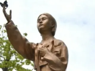 「平和の少女像」に横領事件、韓国光州＝済州島の日本公館前の設置報道の中