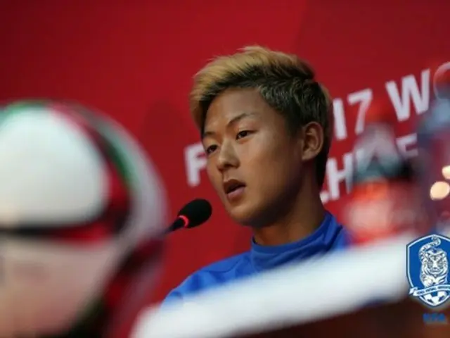 ＜サッカーU-17W杯＞”韓国のメッシ”イ・スンウが会見 「出場できなかった仲間のために走る」（提供:news1）
