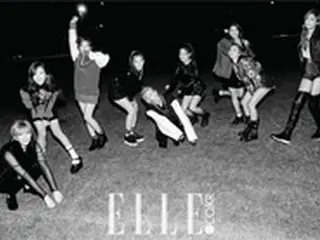 新人グループ「TWICE」、デビュー後初グラビア “自由奔放な9人の少女”