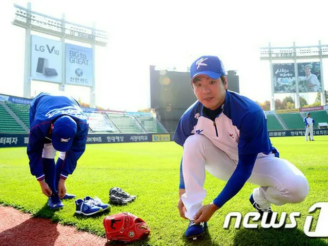 韓国野球代表チームのエース、キム・グァンヒョン（SK）が「2015世界野球ソフトボール連盟（WBSC）プレミア12」出場に対する強い自信を見せた。（提供:news1）