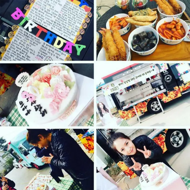 韓国歌手BoA（29）がファンから貰った誕生日プレゼントの証拠写真を公開した。（提供:news1）