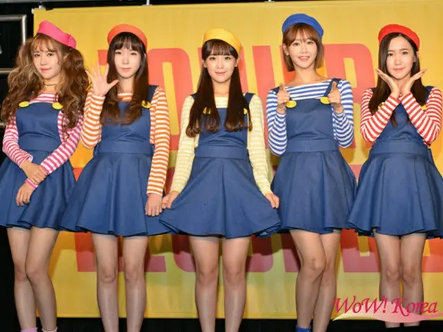 「CRAYON POP」左からエリン、ウェイ、ソユル、グンミ、チョア