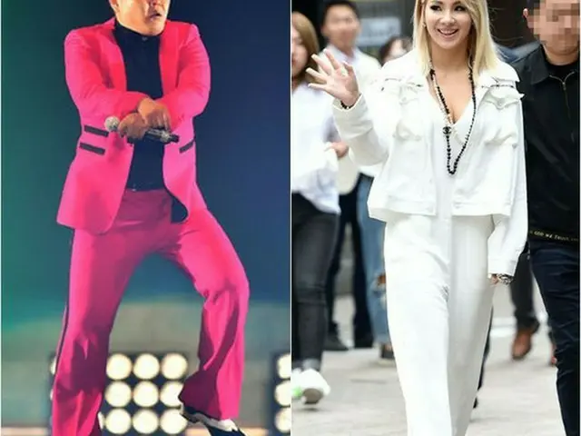 韓国歌手PSY（サイ）とガールズグループ「2NE1」CLが「2015 MAMA」に出演することがわかった。（提供:OSEN）