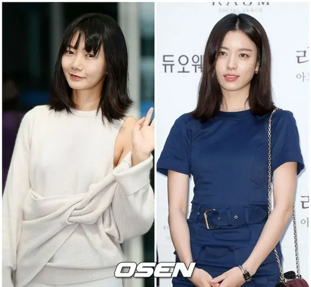 韓国女優ペ・ドゥナ（36）とハン・ヒョジュ（28）が日本の映画界で注目を浴びている。