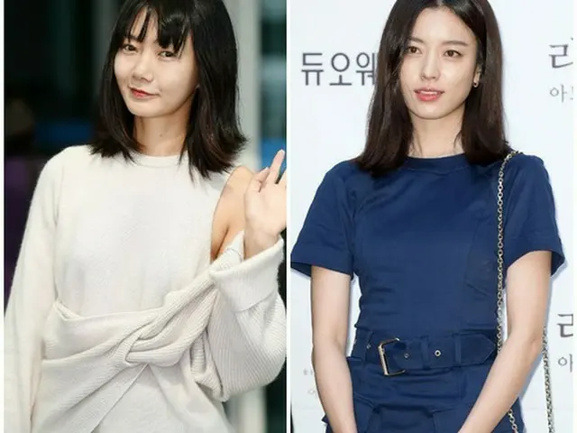 韓国女優ペ・ドゥナ（36）とハン・ヒョジュ（28）が日本の映画界で注目を浴びている。