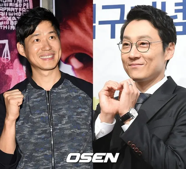 韓国タレントのイ・フィジェ（写真右）が「2015 SBS 演技大賞」MCを確定した中、俳優ユ・ジュンサン（写真左）はまだ議論中であることがわかった。（提供:OSEN）