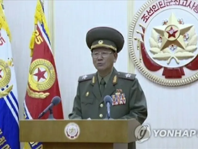 朝鮮人民軍総政治局長の黄炳瑞氏（資料写真）＝（聯合ニュース）