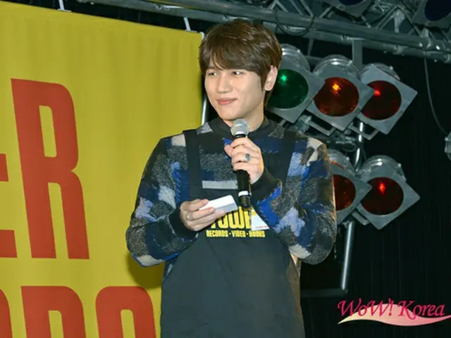 【イベントレポ】K.will、タワレコ渋谷店リニューアル3周年記念の名誉店長に就任！エプロン姿で名刺お渡し会開催