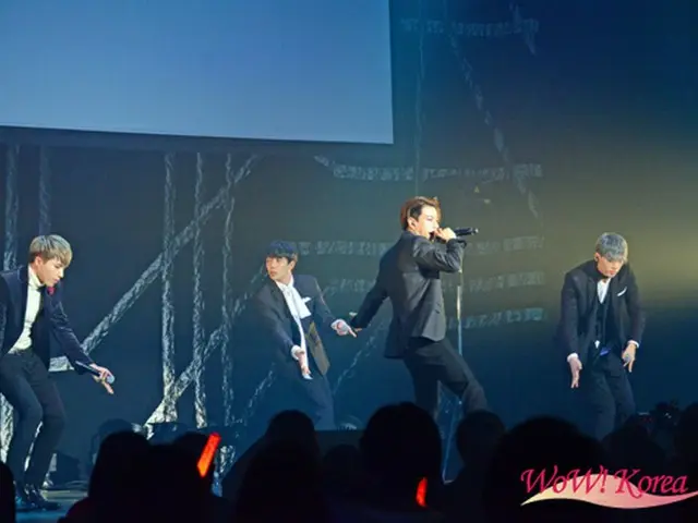 「HIGH4」左からソング、ミョンハン、アレックス、ヨンジュン