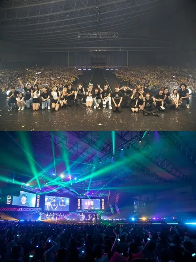 韓国芸能プロダクションFNCエンターテインメントは去る12～13日、幕張メッセにてファミリーコンサート「2015 FNC KINGDON IN JAPAN」を開催し、日本ファンの前に登場した。（提供:news1）