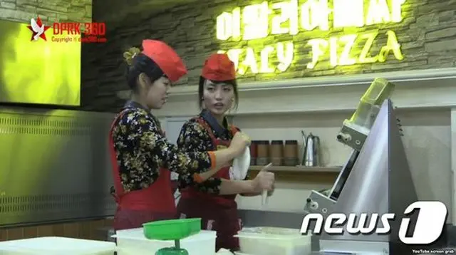 外国人観光客が、北朝鮮・平壌（ピョンヤン）にあるピザ屋で撮影した動画を公開し、話題を呼んでいる。