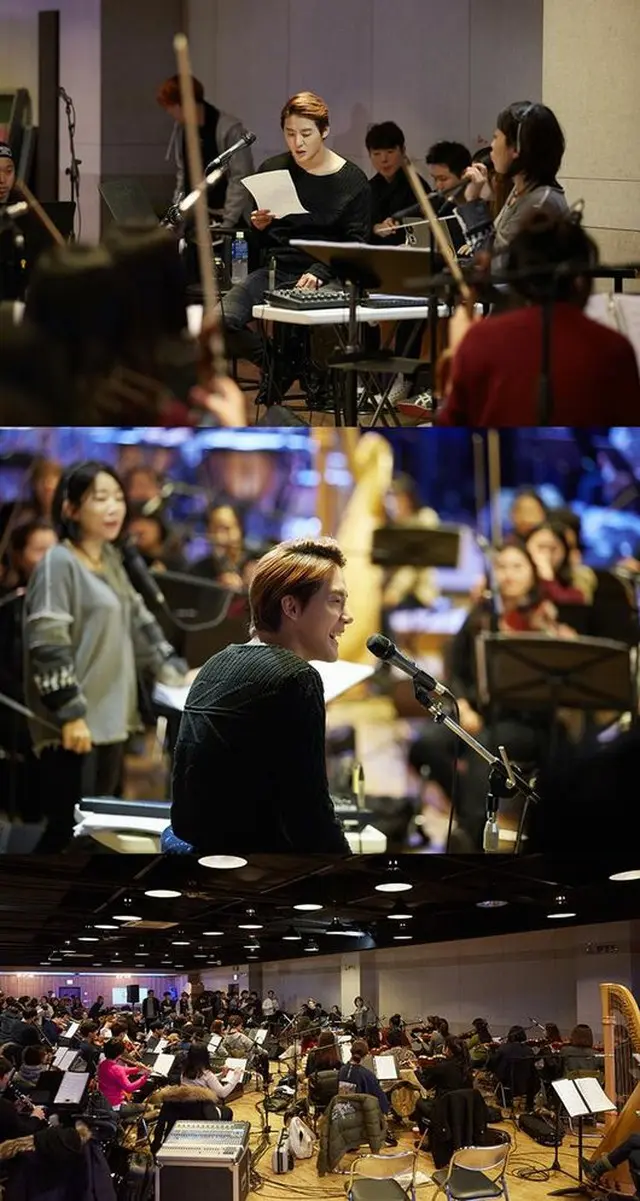 韓国歌手ジュンス（JYJ）の年末公演リハーサルのようすが公開された。（提供:OSEN）