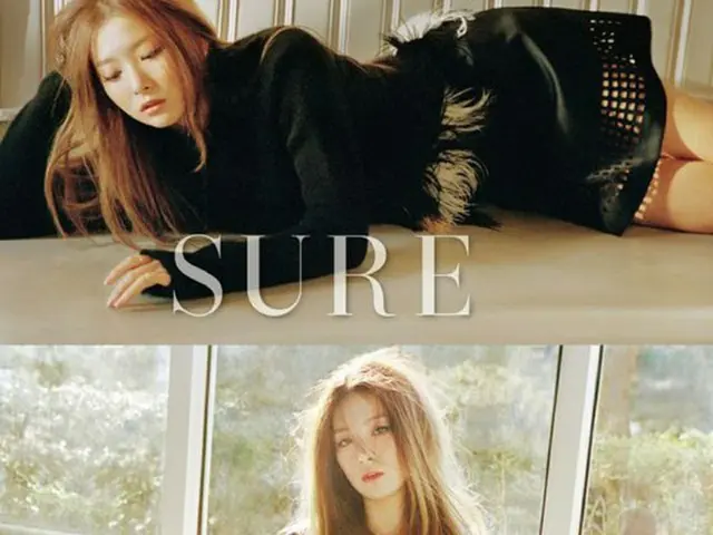 韓国ガールズグループ「Red Velvet」スルギが初めての単独グラビアを撮影した。（提供:OSEN）