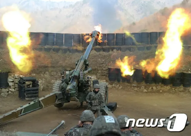 北朝鮮が4回目の核実験をおこない、南北間の軍事的な緊張感が高まった中、韓国陸軍が拠点防衛訓練と砲兵射撃訓練を強化した。（提供:news1）