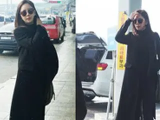 女優イ・テイム、番組撮影で日本へ出国… 空港ファッションは”オールブラック”