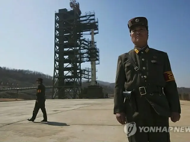 北朝鮮のミサイル発射台（資料写真）＝（ＡＰ＝聯合ニュース）
