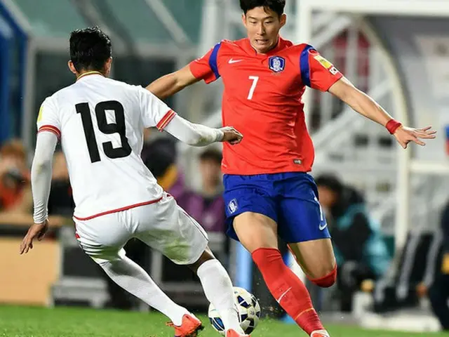 サッカー韓国代表ソン・フンミン（23、トッテナム・ホットスパー）が高い評価を受けた。