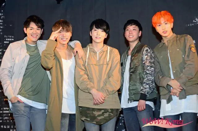 グループ「B.I.G」左からベンジ、ゴンミン、ジェイフン、グクミンピョ、ヒド