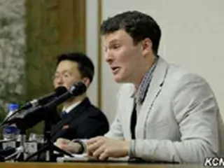北朝鮮で拘束の米国人大学生、平壌で会見「犯罪行為を謝罪」