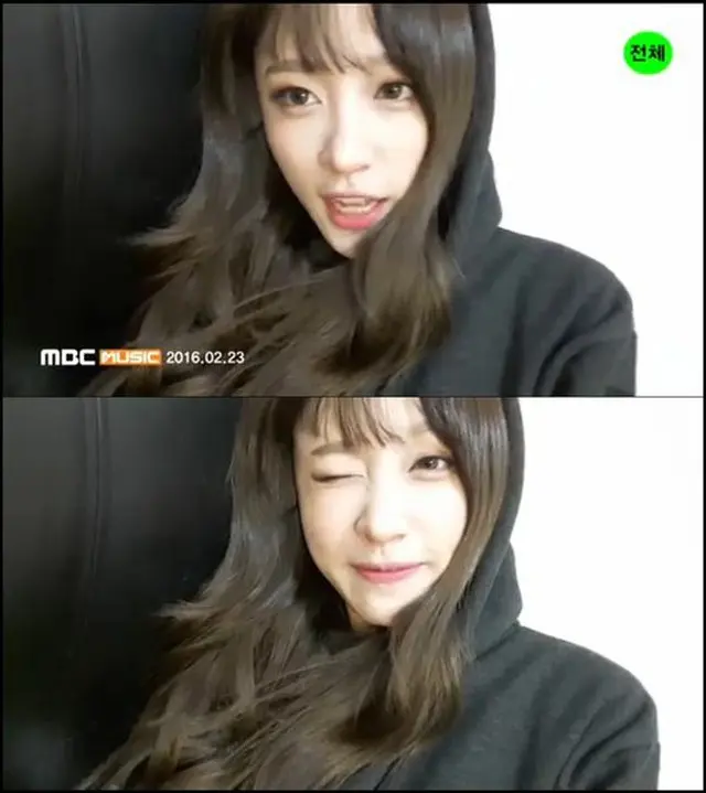 韓国ガールズグループ「EXID」ハニ（23）がファンのためにメッセージ動画を公開した。（提供:OSEN）